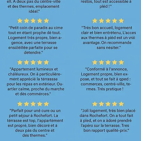 La Cure Marine Wifi Terrasse Apartment Rochefort (Charente-Maritime)