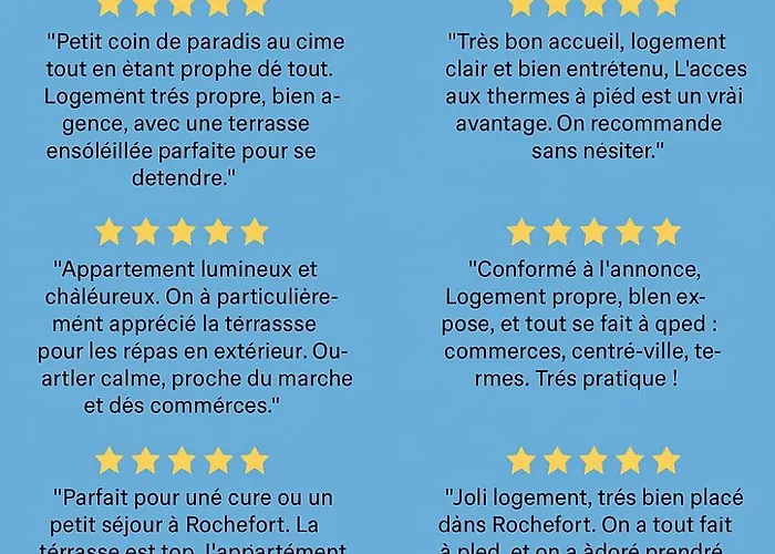 La Cure Marine Wifi Terrasse Apartamento Rochefort (Charente-Maritime)